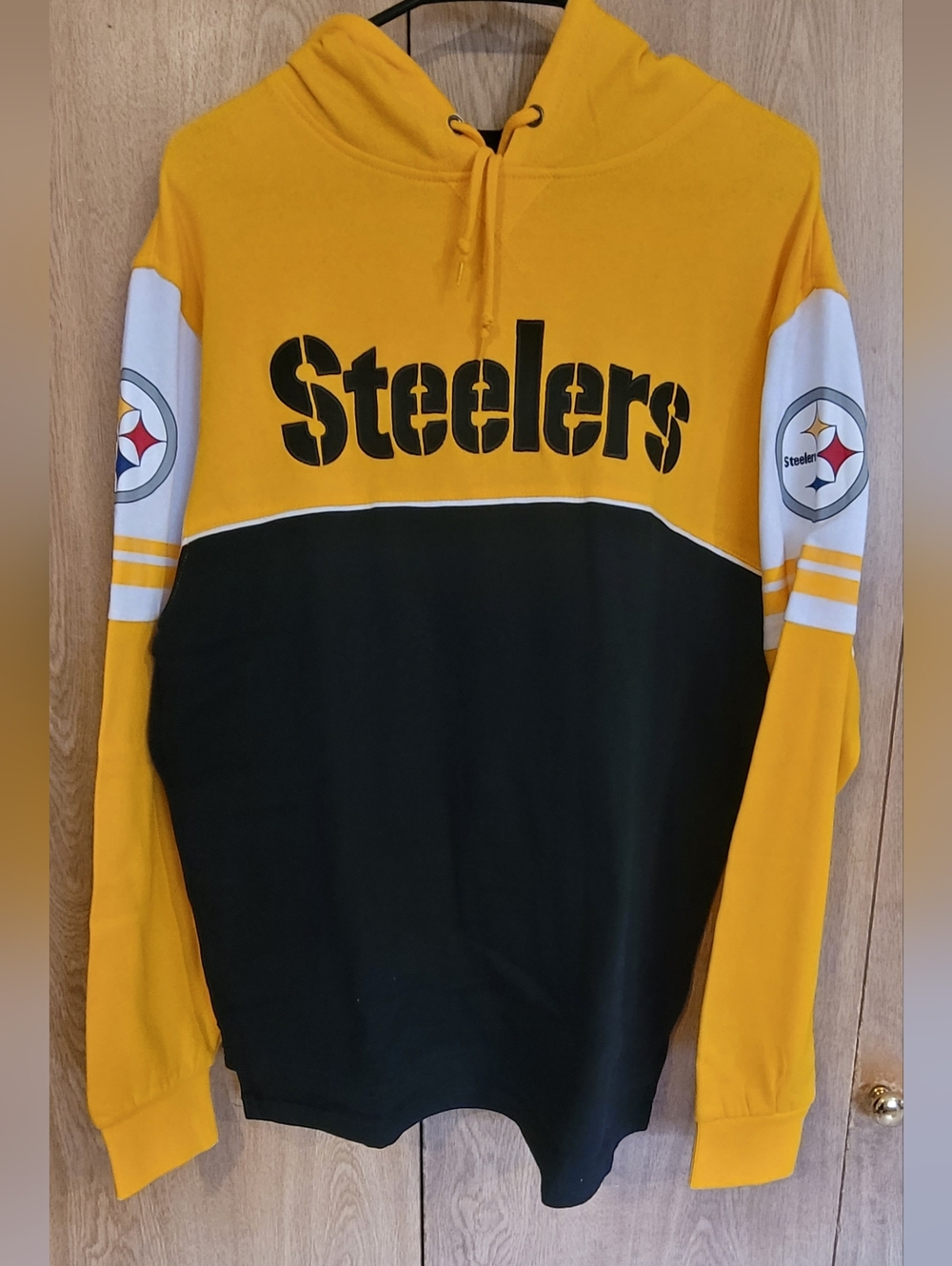 Mitchell & Ness Black and Gold Pittsburgh Steelers Pullover Hoodie